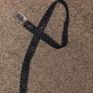 Armani exchange belt